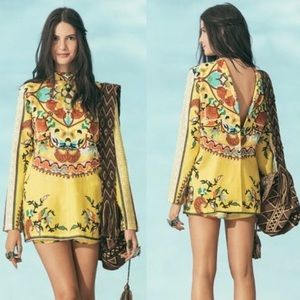 Farm Rio Linen Blazer